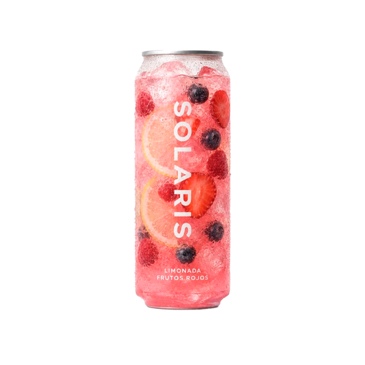 Limonada de frutos rojos
